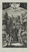 KG 12025
<br/>
Theaterscène: Prologue des Eaux De Merlin.
<br/>
<em>Picart, Bernard (1673-1733) - attr.</em>